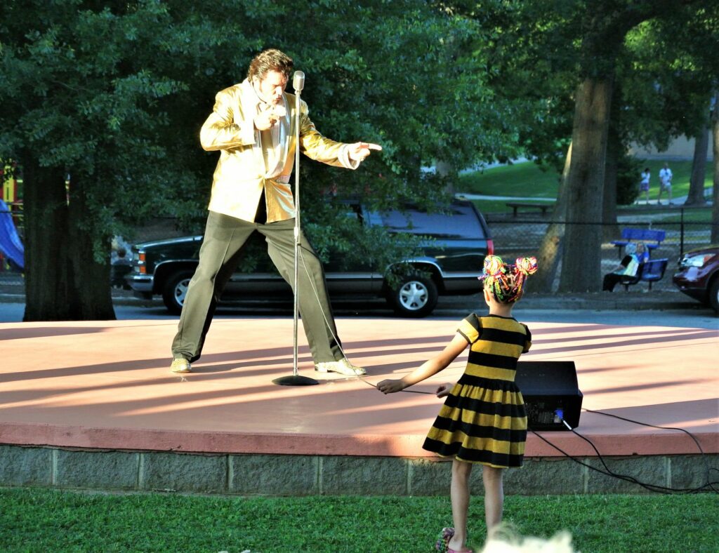 Elvis and girl