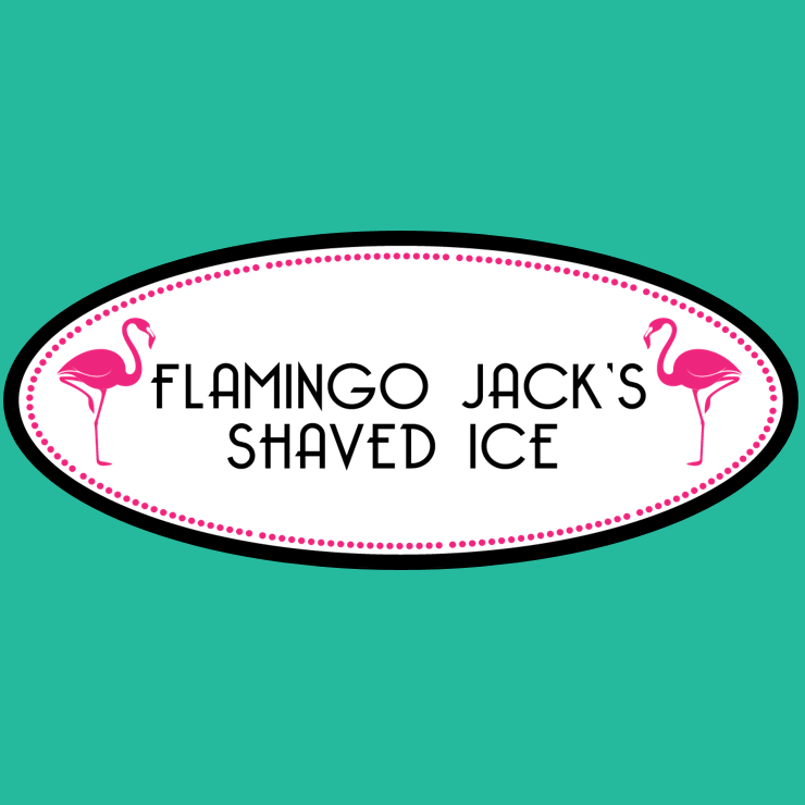 Flamingo Jack's Shaved Ice Logo
